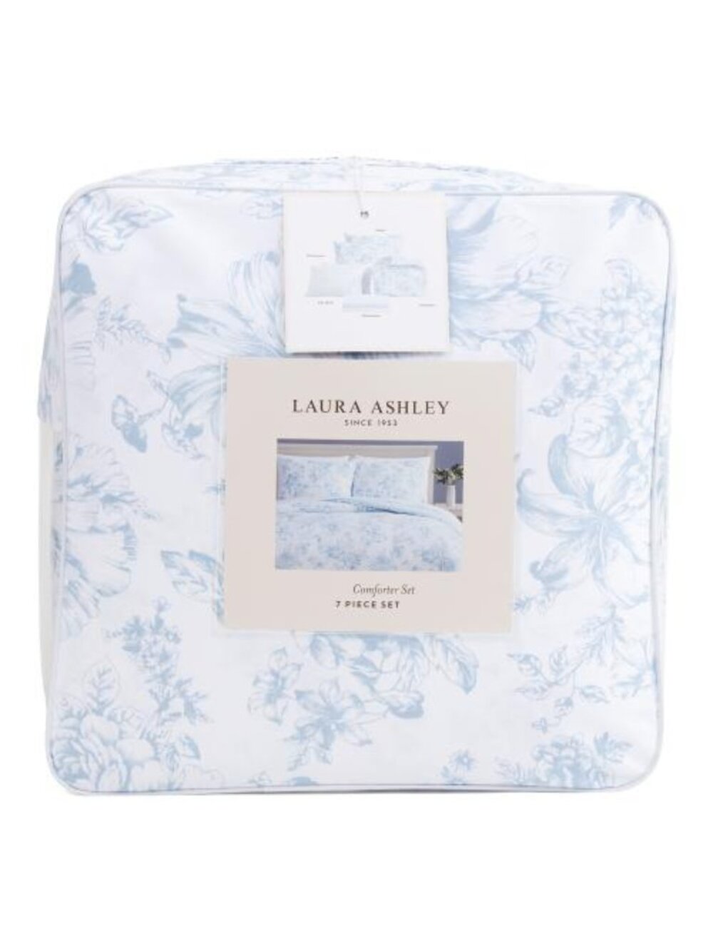 LAURA ASHLEY 7pc Comforter Set